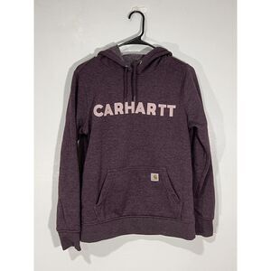 Carhartt Relaxed Fit Midweight Logo Graphic Sweatshirt in Nocturnal Haze Heather